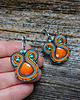 kolczyki soutache Jesienne kolczyki soutache 3