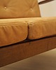 sofy i szezlongi Sofa dębowa dwuosobowa ze skórą naturalną, Dania, lata 60. 6