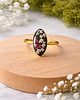 pierścionek z żywicy Pierścionek markiza z dziką marchwią 2