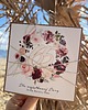 kartki scrapbooking Ręcznie robiona kartka życzenia z okazji 65. rocznicy ślubu 1