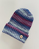 czapki damskie Kolorowa czapka przejściowa beanie z wywinięciem cienka 100% bawełna 2