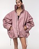 kurtki damskie Kurtka typu bomber oversize dusty pink 3