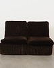 sofy i szezlongi Sofa modułowa brązowa, włoski design, lata 70, produkcja: Busnelli 1