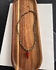 naszyjniki - inne Handmade naszyjnik z jaspisem dalmatyńskim i plecioną papryką 3