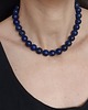 korale Naszyjnik choker ROOTS lapis lazuli kule 12 mm 1