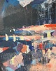 obrazy Oprawiony obraz, ręcznie malowany na płótnie 70x100 cm - pejzaż 8