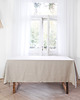 obrusy i serwetki Lniany obrus z listwą  heavy linen NATURAL 1