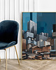 plakaty Plakat  Blue city abstrakcja 1