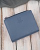 portfele damskie Portfel damski skórzany mały błękitny w orientacji poziomej z RFID SL-06-CB 2