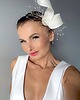 Ślubne ozdoby do włosów Fascynator ślubny okazjonalny /oraz inne kolory 3