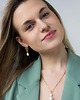 srebrne naszyjniki NASZYJNIK OBLONG z podwójną perełką - srebrny 2