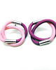kolczyki wire wrapping Rubber soul - dwukolorowe 2