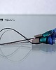 kolczyki wire wrapping Długie srebrne kolczyki geometryczne CHAWENG 4