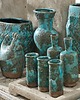 figurki i rzeźby Figurka ceramiczna Azzurro Kura, błękitna, 19 cm 2