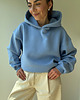 bluza z kapturem damska Bluza Soho sky blue z kapturem 5