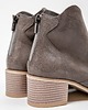 botki damskie BOTKI KWOBOJKI NA 5 CM KLOCKU - SKÓRA NATURALNA - MODEL 483 - KOLOR SZARY 5
