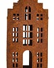 dekoracje świąteczne Dekoracja - domek metalowy rdzawy  18,5x8x8,5 cm RUGGINE 3