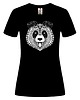 t-shirt damskie Koszulka damska czarna  Panda 1