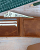portfele męskie Karmelowy Cienki Portfel Męski Vintage na Karty Skóra Licowa SH-3165 3