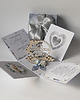 kartki scrapbooking 25 rocznica ślubu, srebrne gody, exploding box, kartka 3d 2