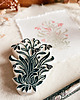 stemple Ręcznie robiony stempel do scrapbookingu, polny kwiat w stylu art nouveau 1