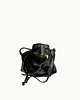 torebki do ręki "Le sac" worek, czarna satynowa skóra 4