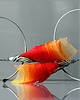 kolczyki wire wrapping Awangardowe kolczyki koła słoneczne 4