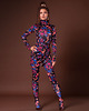 bluzki z długim rękawem damskie Bluzka z golfem - Gigi Midnight Flower 1