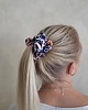 gumki do włosów Gumka jedwabna, scrunchie, frotka cętki w chaosie MAXI 1