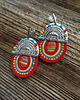kolczyki soutache Ogień i woda- etniczne kolczyki soutache 2