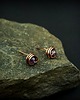 kolczyki wire wrapping Kolczyki sztyfty z ametystem 7