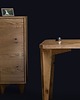 komody Smukła komoda z litego drewna - K1 6