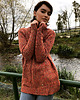 swetry damskie  Kolorowy sweter oversize 1