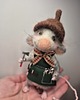 figurki i rzeźby Myszka filcowana wełna owcza 12cm 1