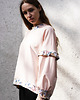 bluza bez kaptura damska Bluza Brzoskwiniowy Raj_1 2