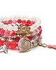 bransoletki z kamieni naturalnych Strawberry sorbet /19-06-23/ set 4