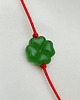 bransoletki na sznurku Bransoletka szczęścia z zieloną koniczynka 2