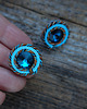 kolczyki soutache Turkusowe kolczyki soutache 3