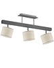 plafony Lampa sufitowa na listwie z regulowanymi kloszami z forniru HOLLYWOOD ECO 3