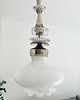 lampy wiszące Lampa wisząca szklana artdeco prl vintage retro 1
