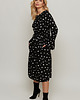 sukienki midi damskie Sukienka Dots Black&White 1