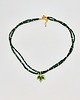 chokery Choker Zielony Liść 2