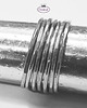 Pierścionki srebrne SREBRO - obrączka SLIM młotkowana 3