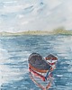 obrazy Akwarela Morski pejzaż oryginalny obraz 300g A4 21x30 cm 2