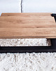 stoliki kawowe Stolik kawowy lity dębowy Drewno Design Loft Dąb 4