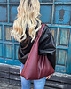torby na ramię Torebka hobo ekoskóra Burgundy 3