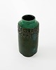 wazony Wazon ceramiczny zielony, duński design, lata 70, produkcja: Dania 2