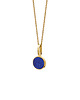 złote naszyjniki Wisiorek/DROPS/złocony/lapis lazuli 1