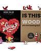 puzzle dla dzieci PUZZLE DREWNIANE DUŻE SERCE 140 elementów LOVE 1