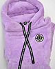 bluza z kapturem damska Poncho Biggy Smile Lilac 6